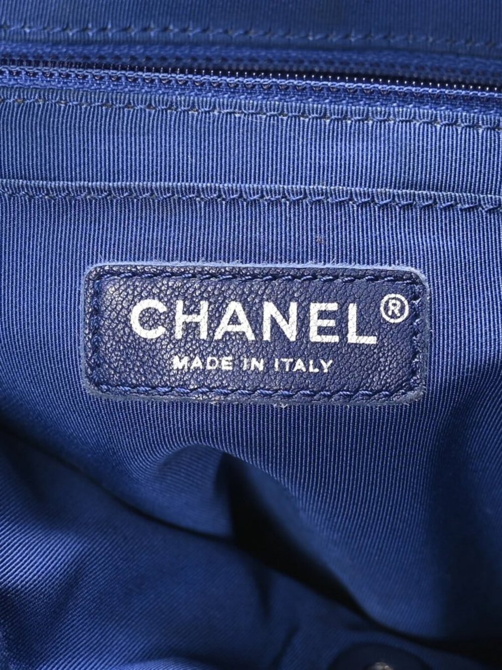 Chanel Lambskin Quilted Large Urban Spirit Backpack Blue Shoulder Bag Sling - Picture 7 of 10